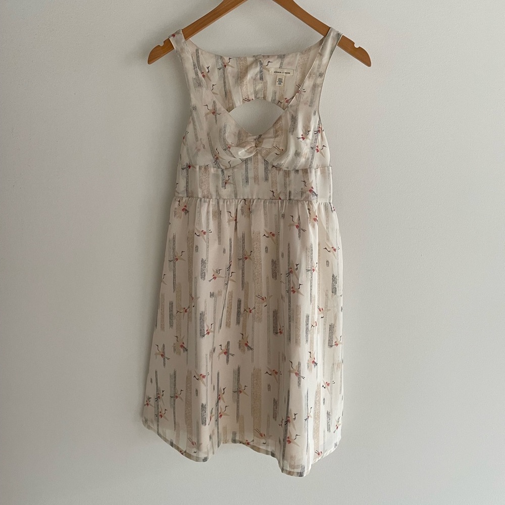 Urban Outfitters Dress with Dreamy Crane Pattern